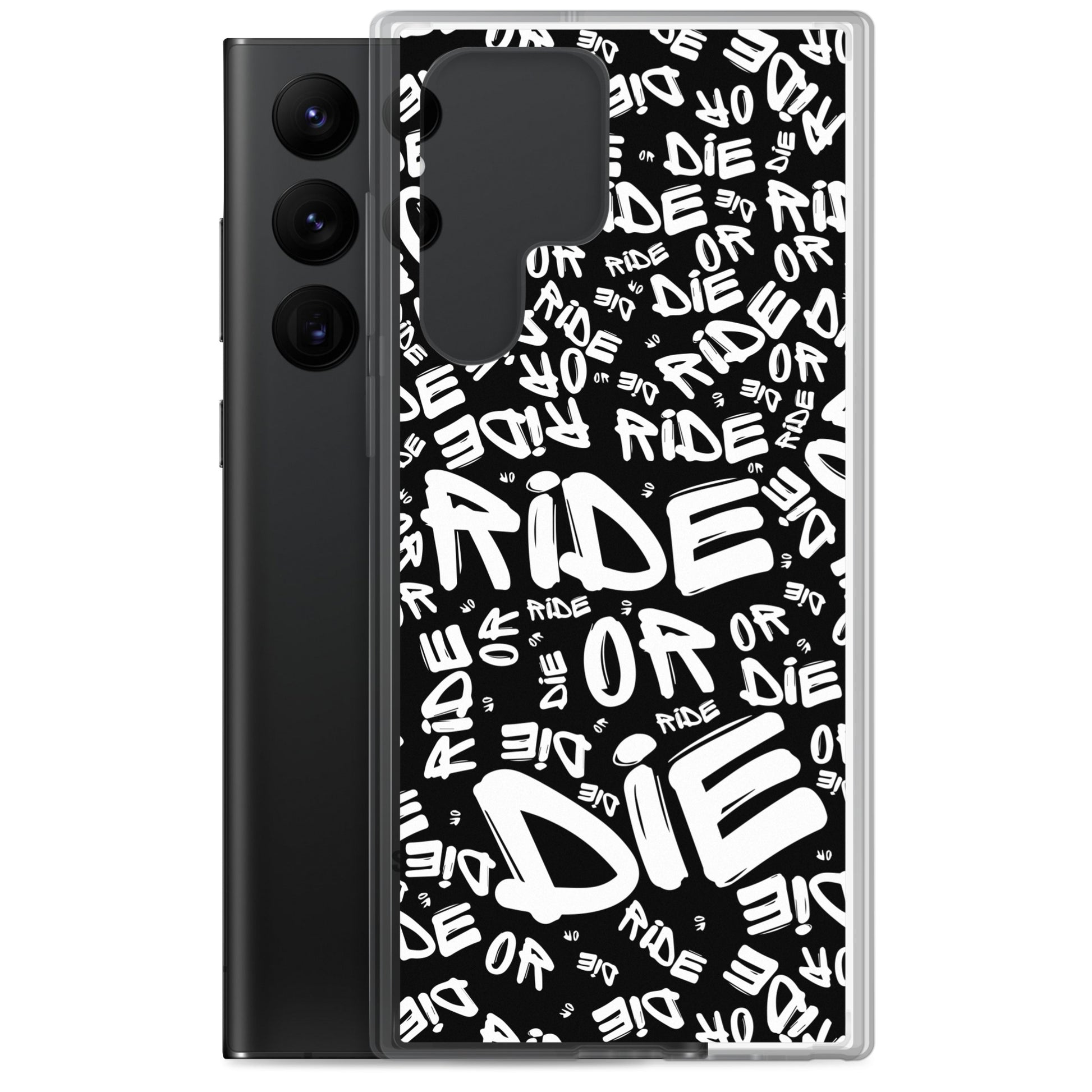 Coque Samsung® - RIDE OR DIE - Noire - Riding Town