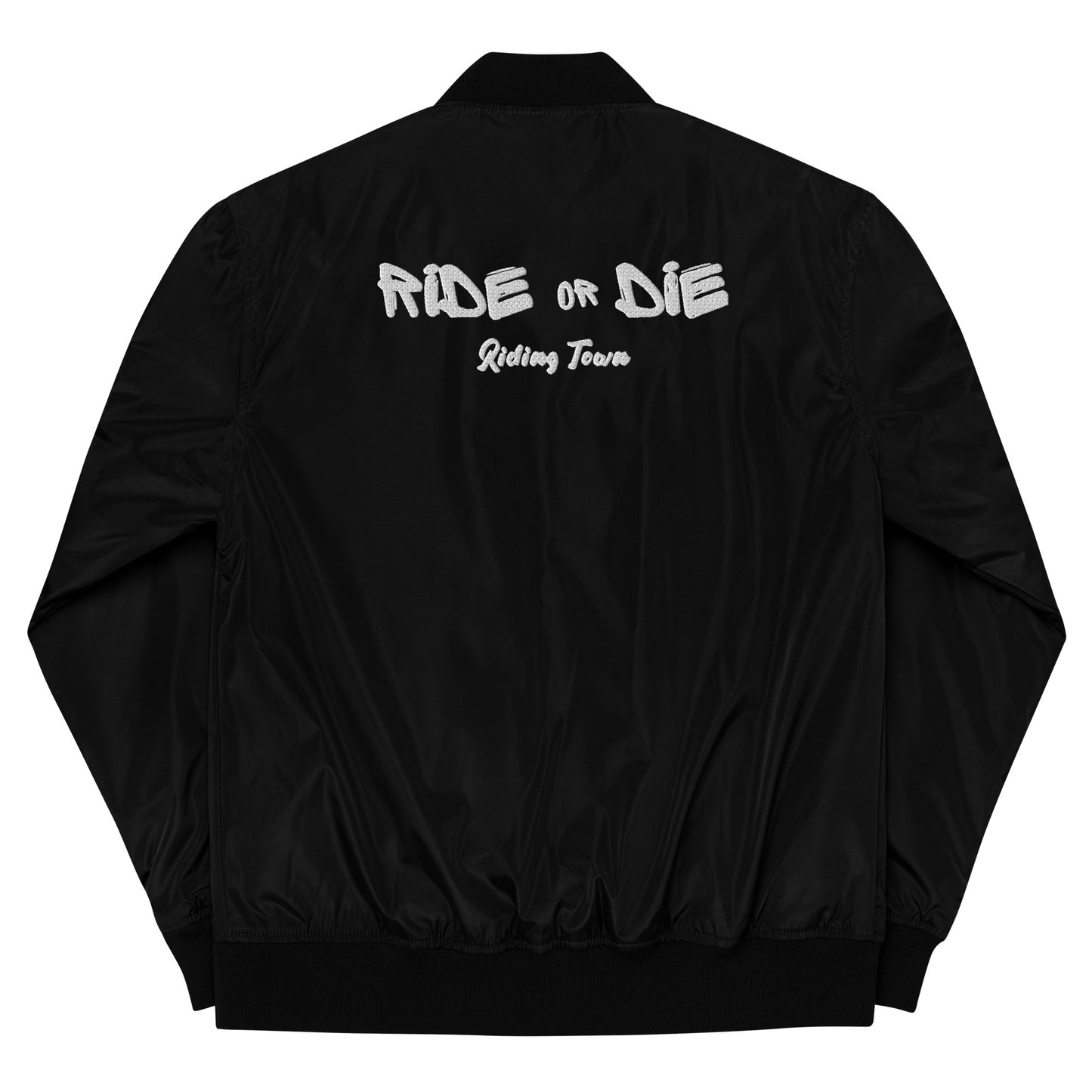 Bomber Unisexe - RIDE OR DIE - Noir