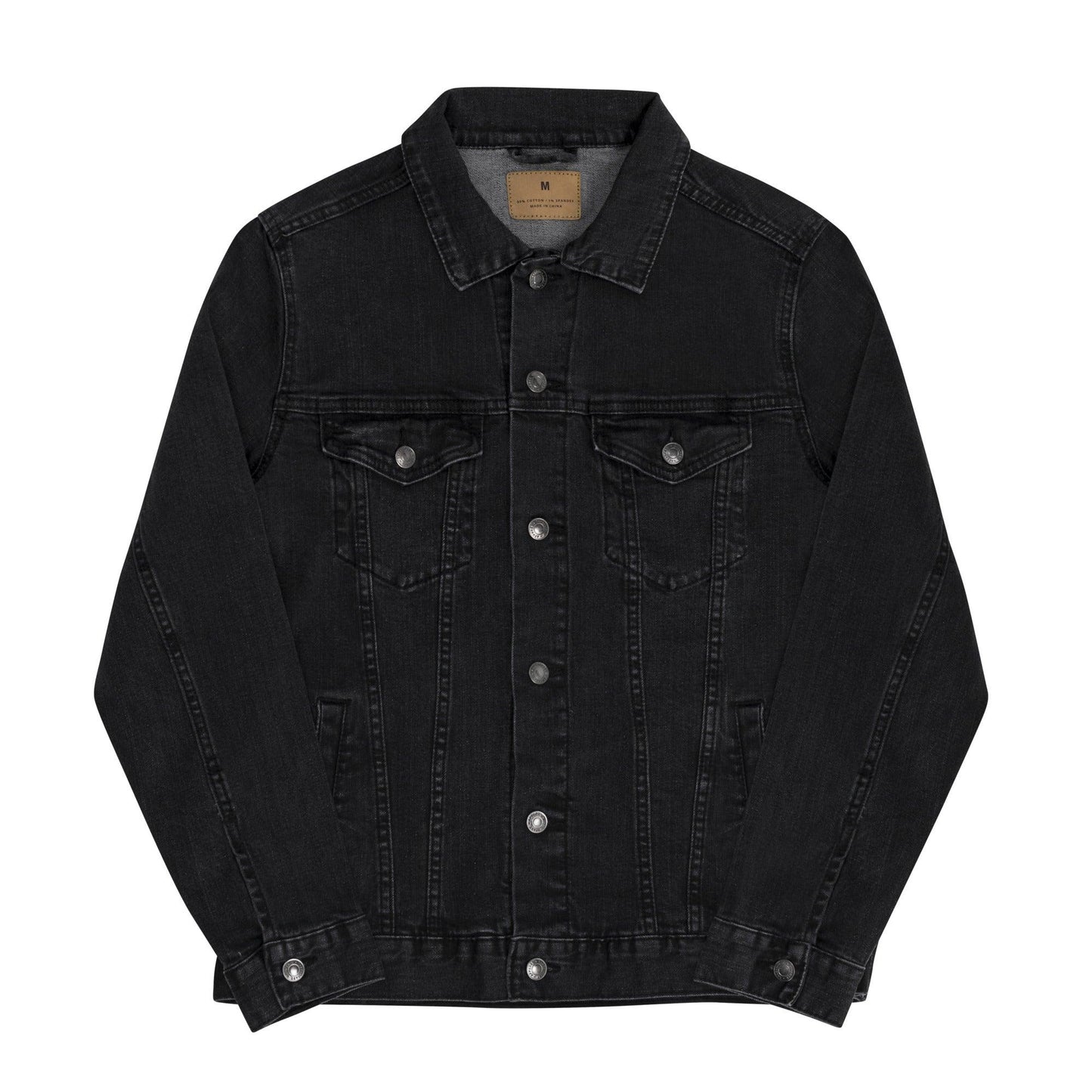 Veste en jean Unisexe - RIDE OR DIE - Noire/Bleue - Riding Town