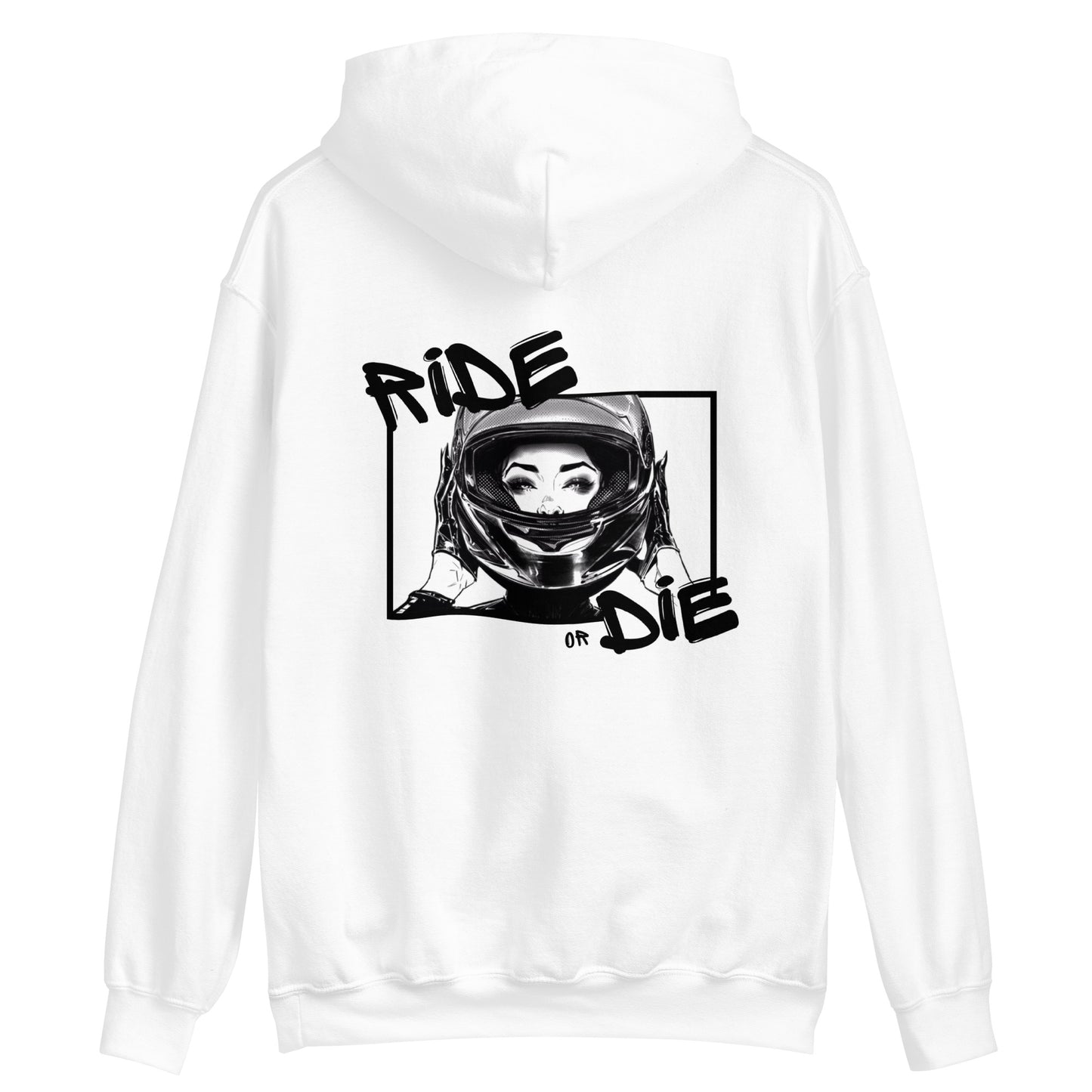 Hoodie Unisexe - FATALEYES - Blanc