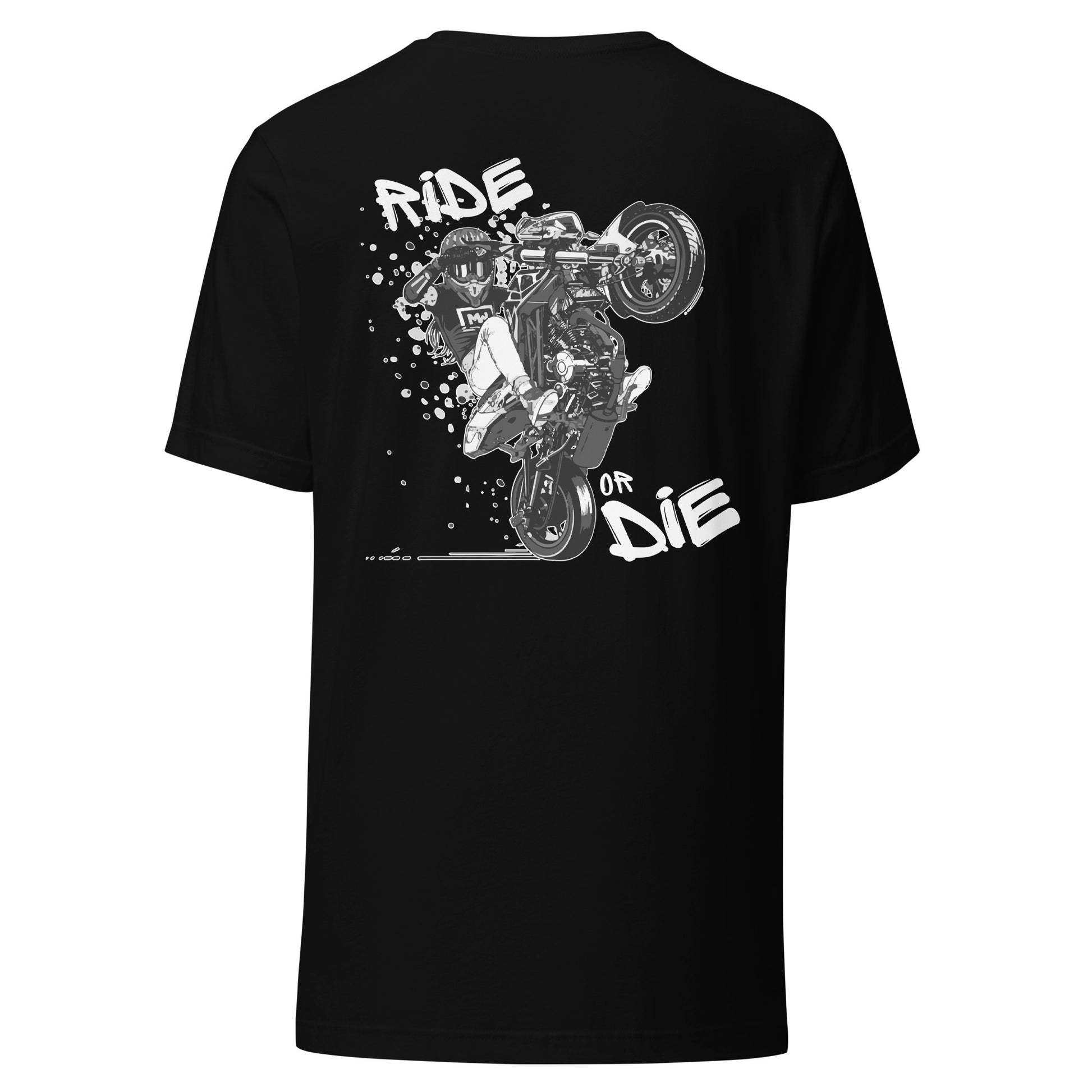 T-shirt Unisexe - SUPERMOTGIRL - Noir - Riding Town