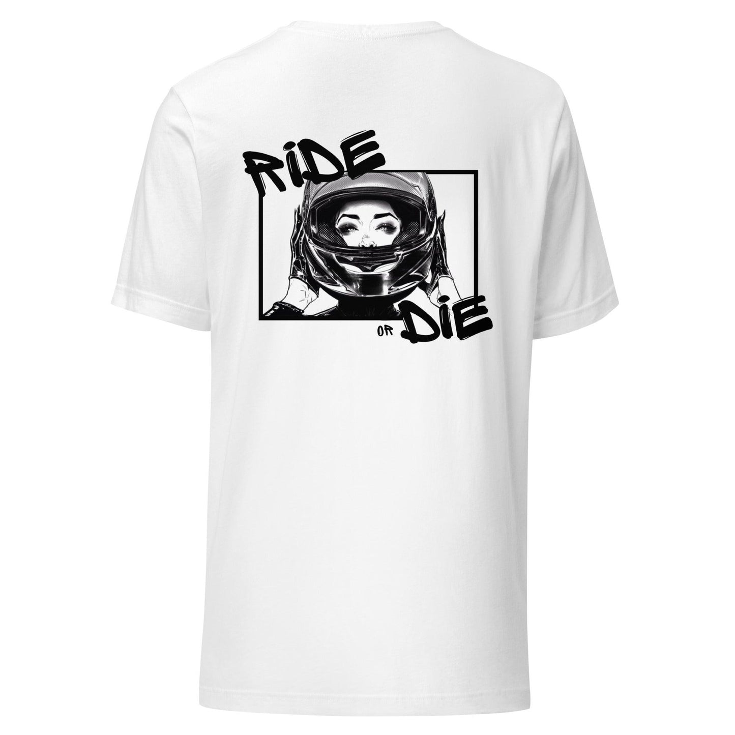 T-shirt Unisexe - FATAL EYES - Blanc - Riding Town