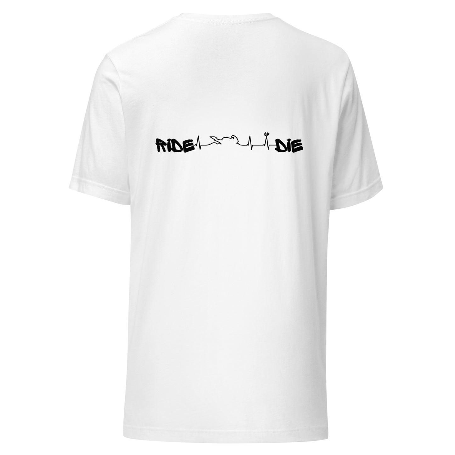 T-shirt Unisexe - HEARTBEAT - Blanc